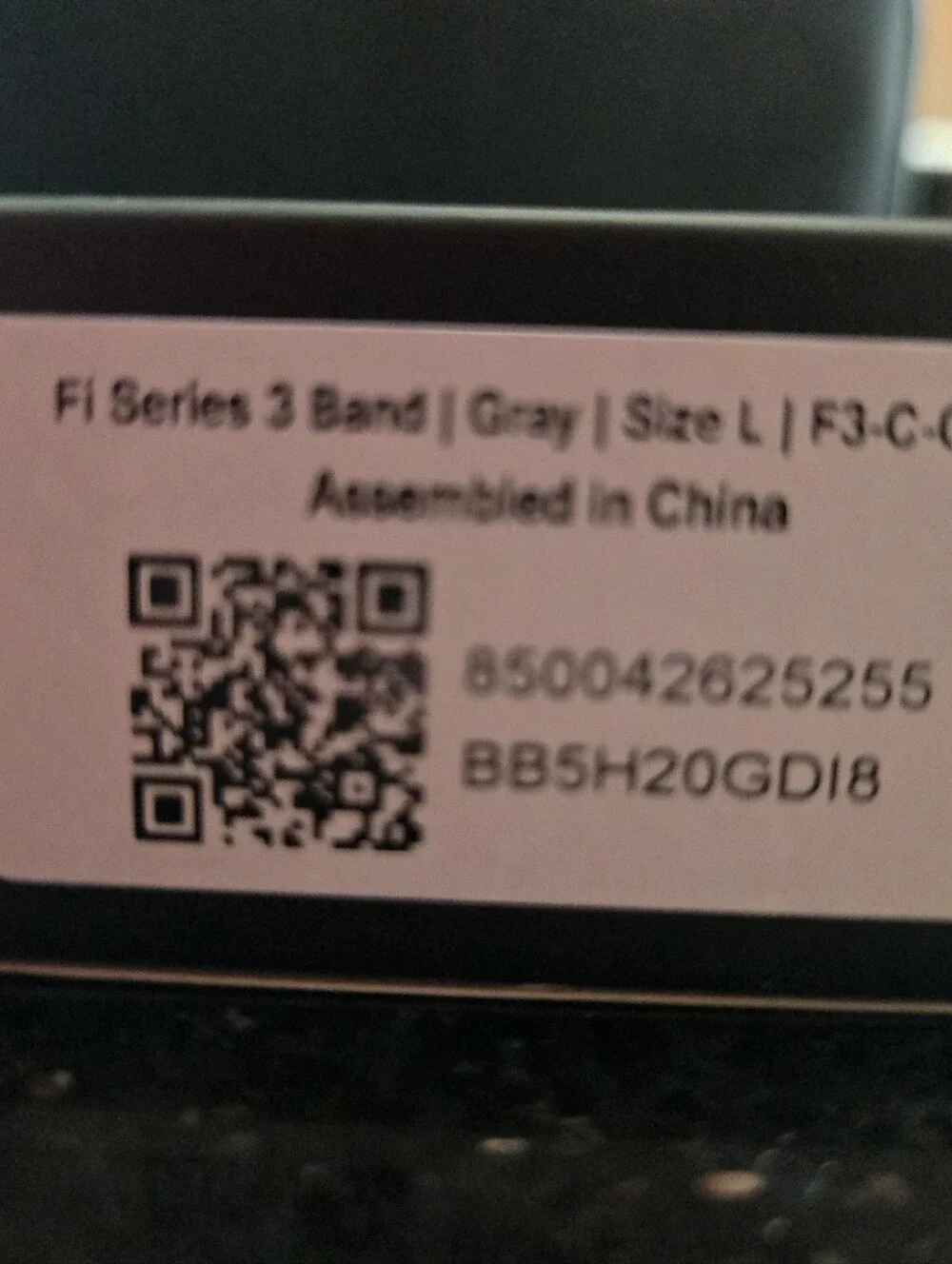 FI Dog GPS Collar Series 3+ Nylon Dog Collar with Metal D-Ring - Gray LARGE NEW